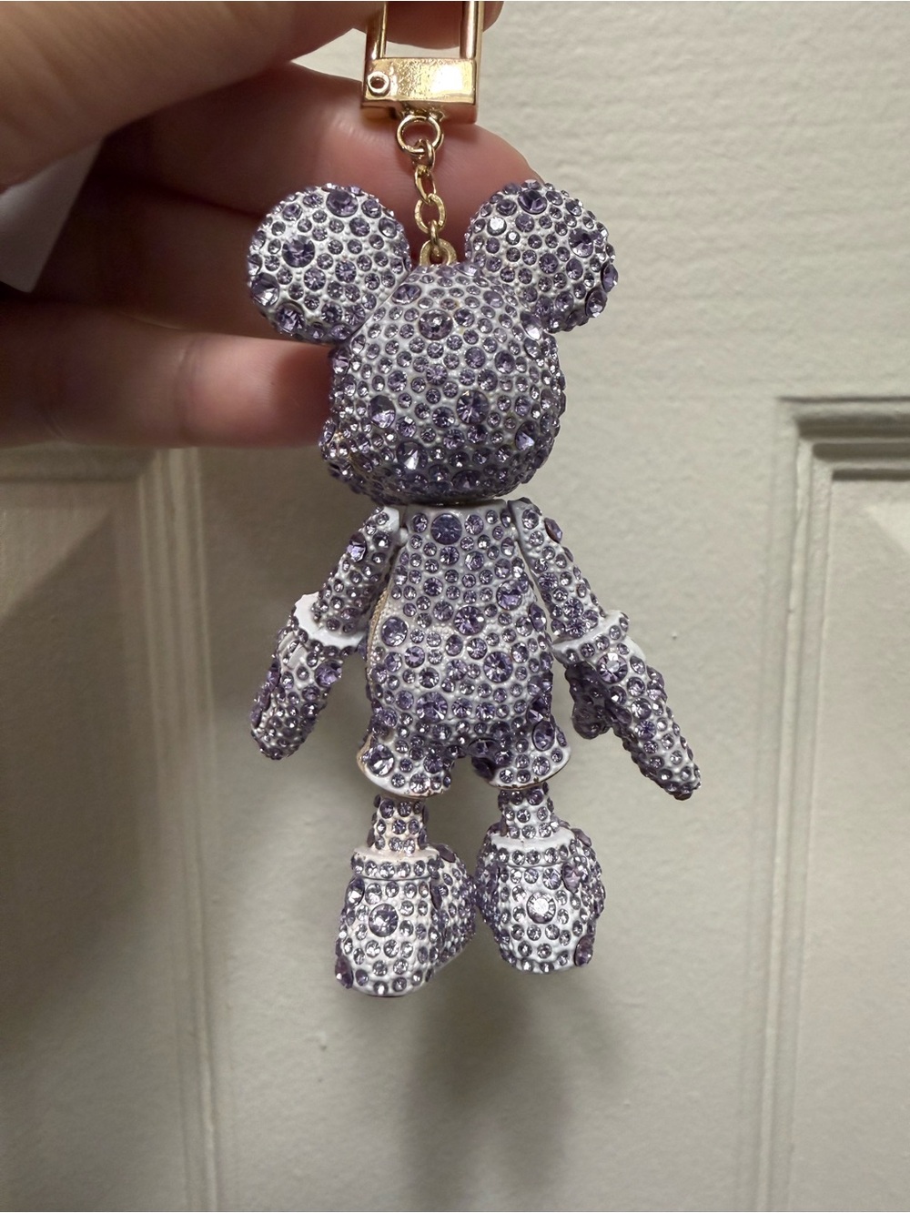 Baublebar lilac Mickey keychain - Picture 2 of 3